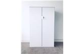 Used White 1330mm Stationery Cupboard With Shelves CKU2124