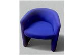 Tub Reception Chairs In Blue Fabric